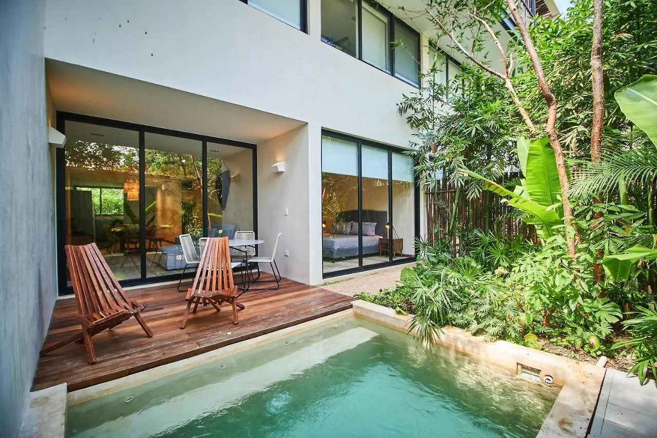 טולום Odyssey - Private Plunge Pool & Beach Club Access